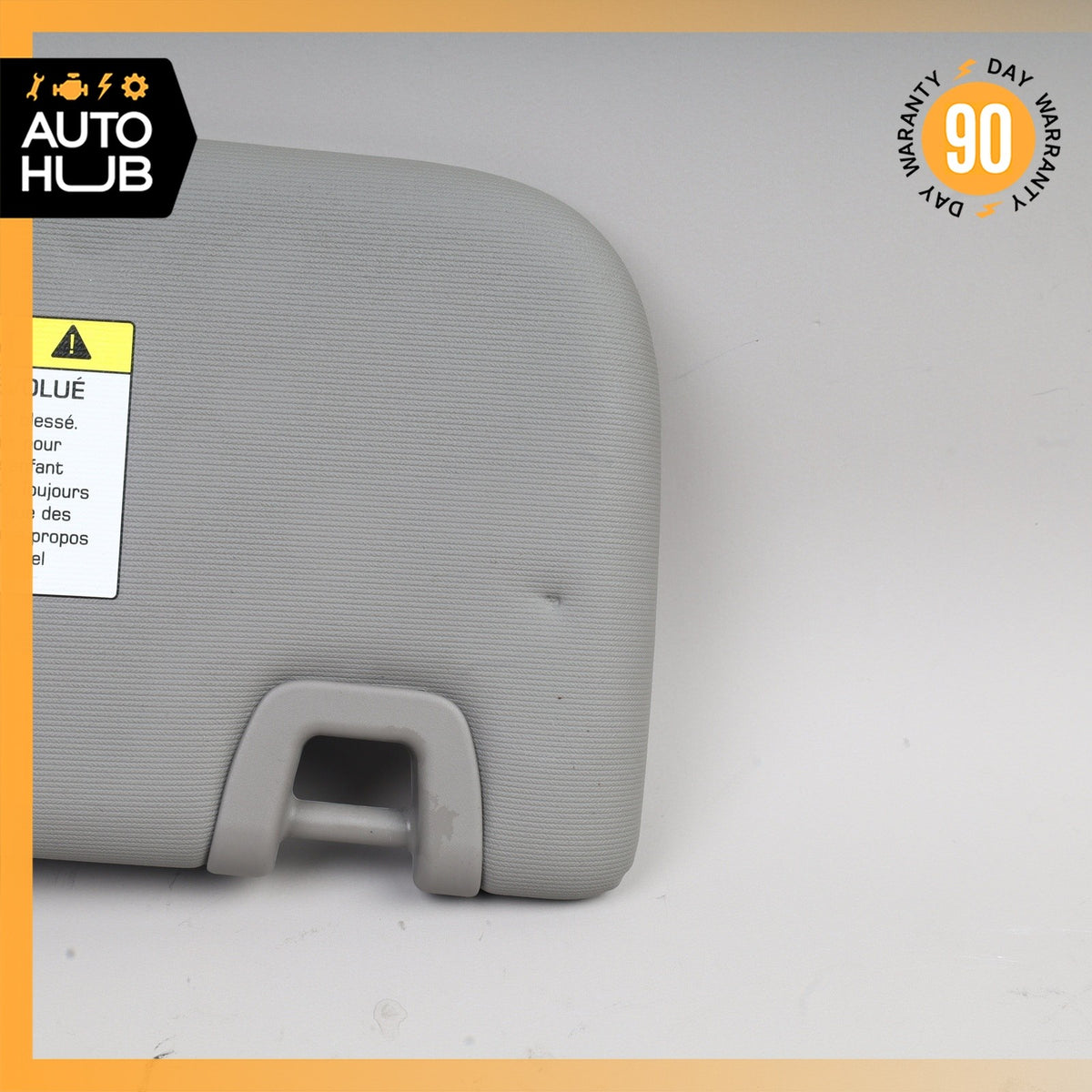 10-16 Porsche Panamera Left Driver Side Sun Visor Sunvisor Gray OEM - photo 10