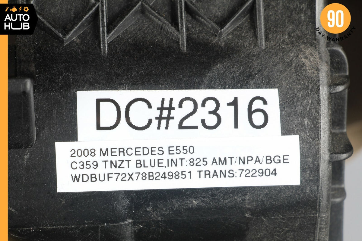 07-09 Mercedes W211 E550 E350 Right Passenger Under Seat Compartment Beige OEM - photo 12