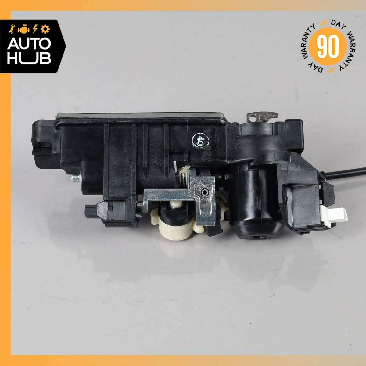 01-11 Mercedes W211 E350 CLK350 E500 Trunk Lock Latch Mechanism w/ Handle OEM - photo 6