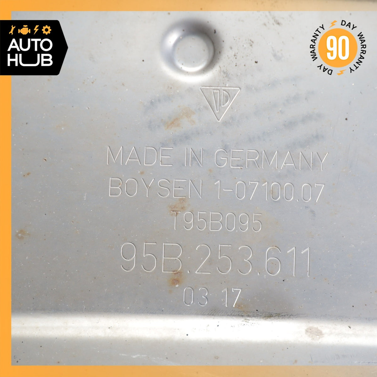17-18 Porsche Macan 95B 2.0L L4 Exhaust Muffler Mufflers Set 95B253612 OEM 89k - photo 22