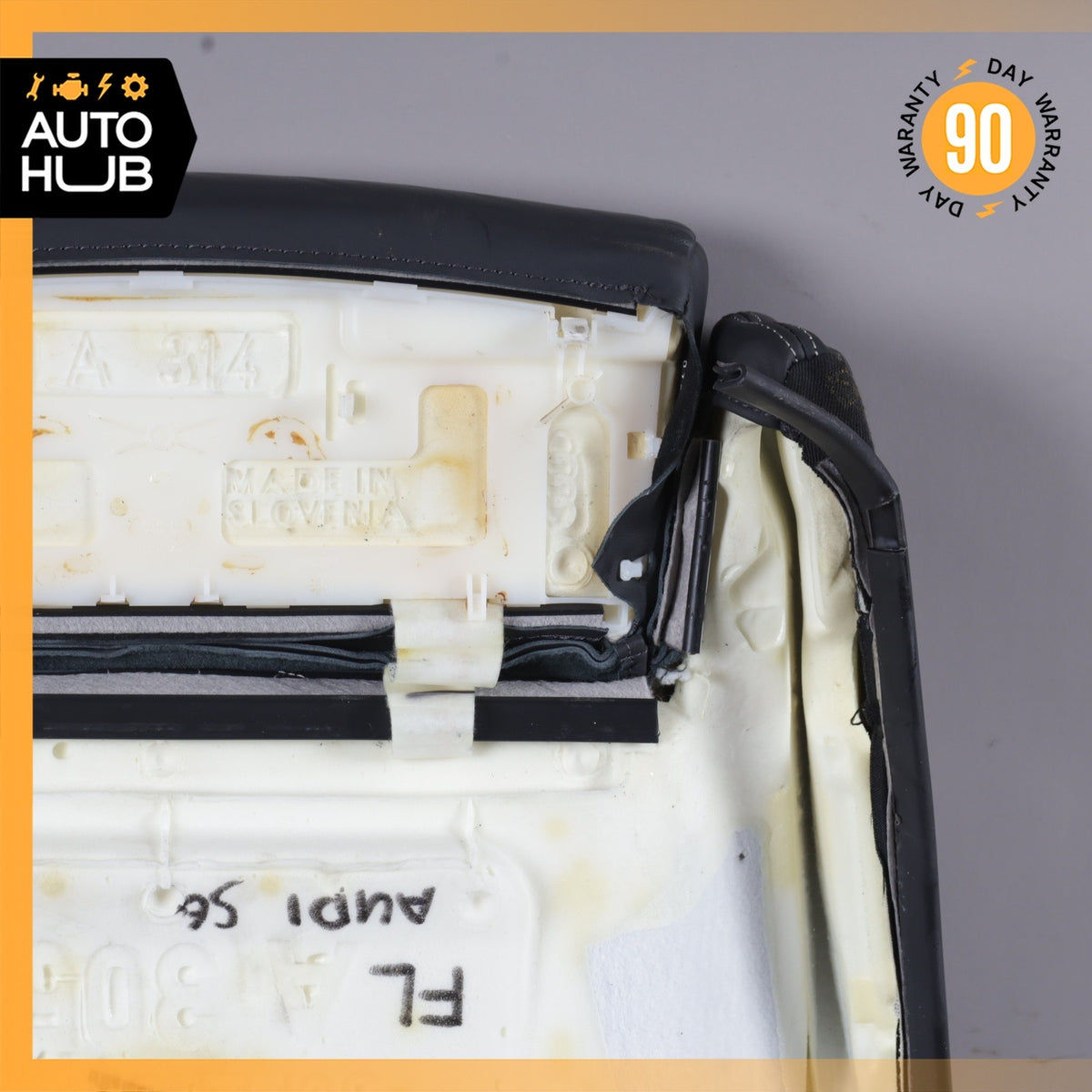 13-18 Audi C7 S6 Front Left Lower Bottom Sport Seat Cushion Leather Black OEM - photo 10