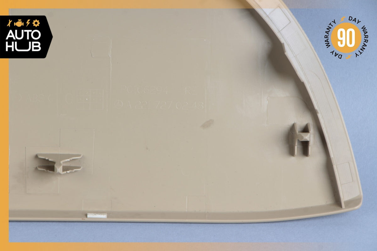 07-13 Mercedes W221 S400 S550 Right Interior Door Panel Trim Cover Beige OEM - photo 10