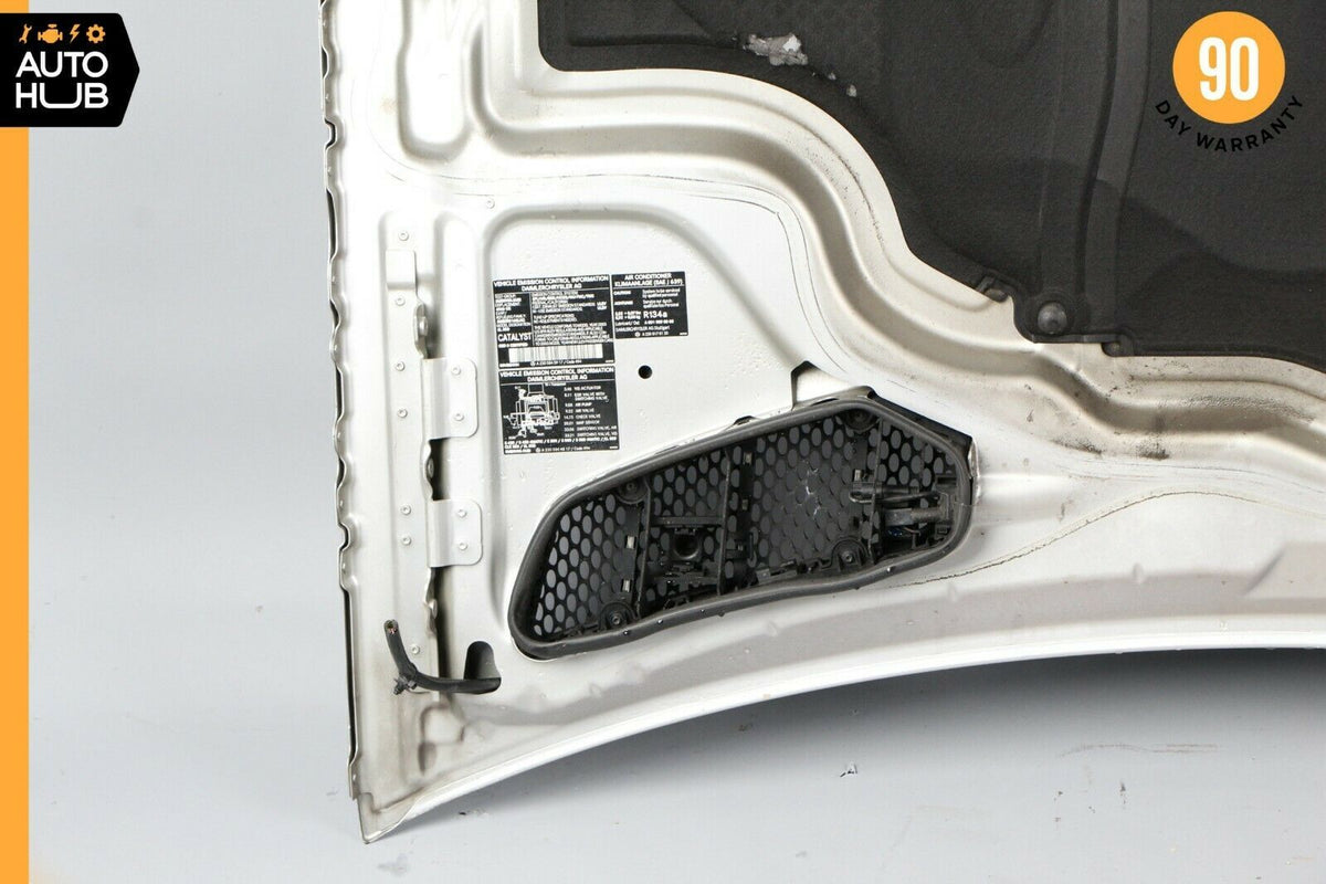 03-08 Mercedes R230 SL500 SL55 AMG SL550 Hood Cover Panel Assembly Silver OEM - photo 11