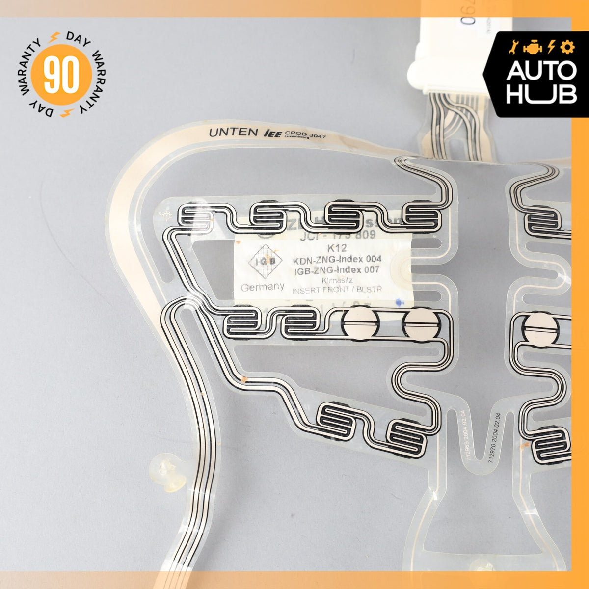 05-08 Mercedes R230 SL500 SL55 AMG Seat Occupancy Sensor Mat SRS OEM - photo 3