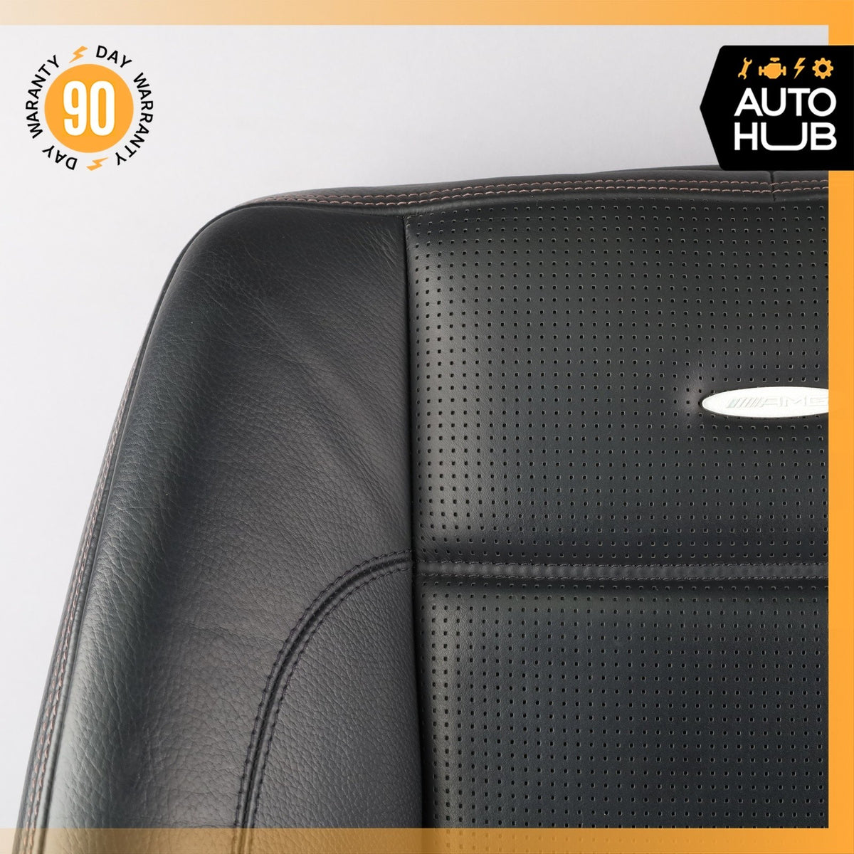11-13 Mercedes W221 S63 AMG Front Left Driver Side Upper Seat Cushion Nappa OEM - photo 2