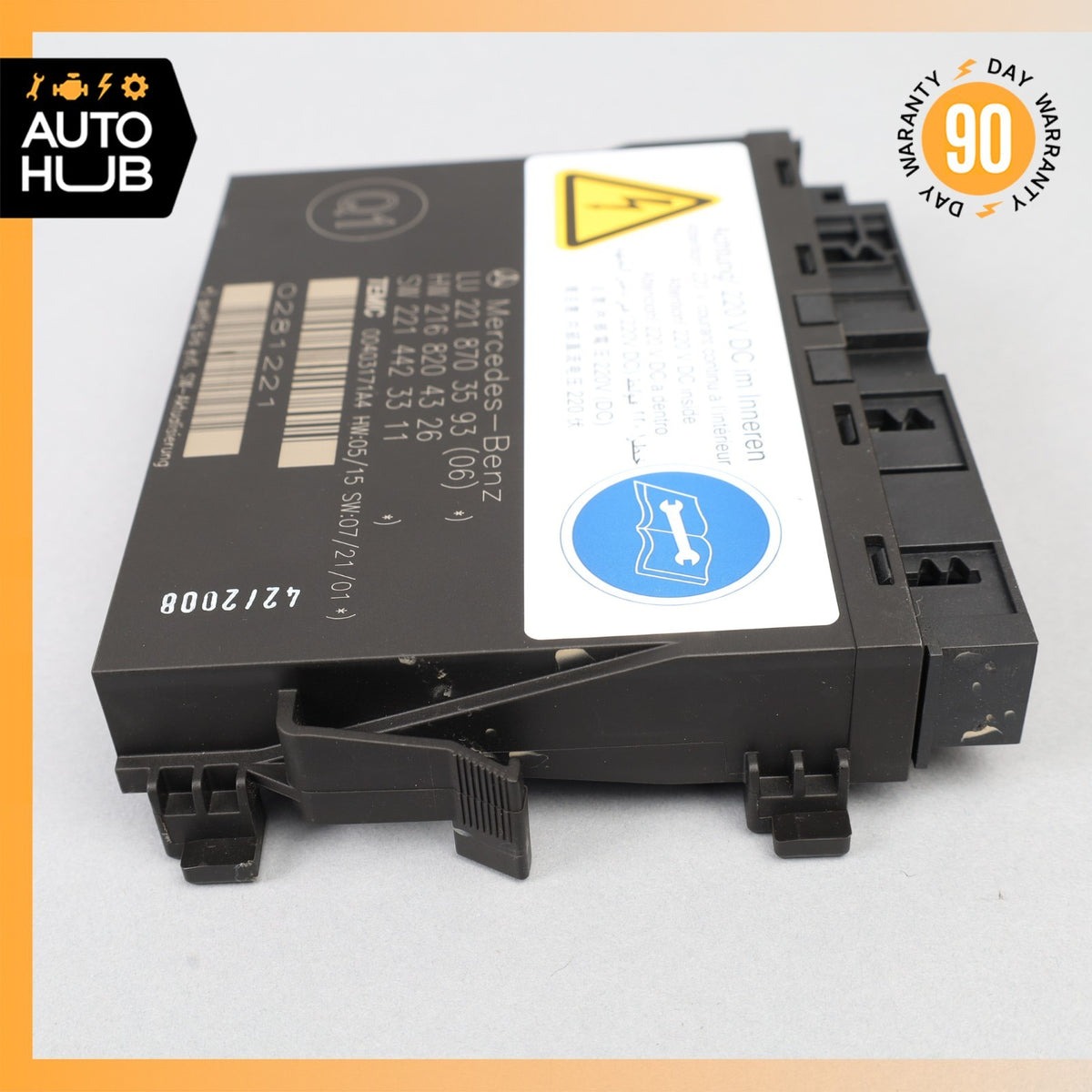07-10 Mercedes W221 S550 S63 Front Left or Right Seat Contour Control Module OEM - photo 8