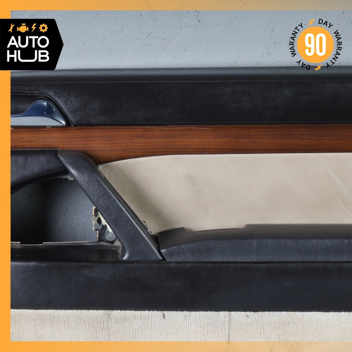 92-94 Mercedes W140 300SE S500 Front Right Side Interior Door Panel OEM - photo 3