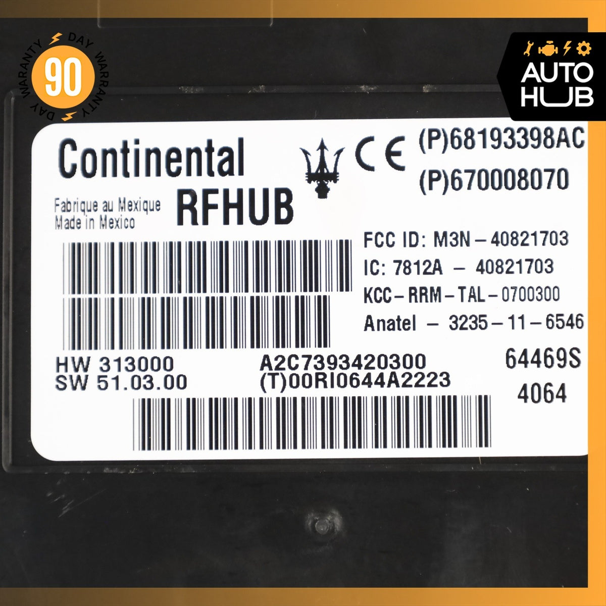 14-17 Maserati Quattroporte M156 GTS Keyless Entry RF Hub Control Module ECU OEM - photo 9