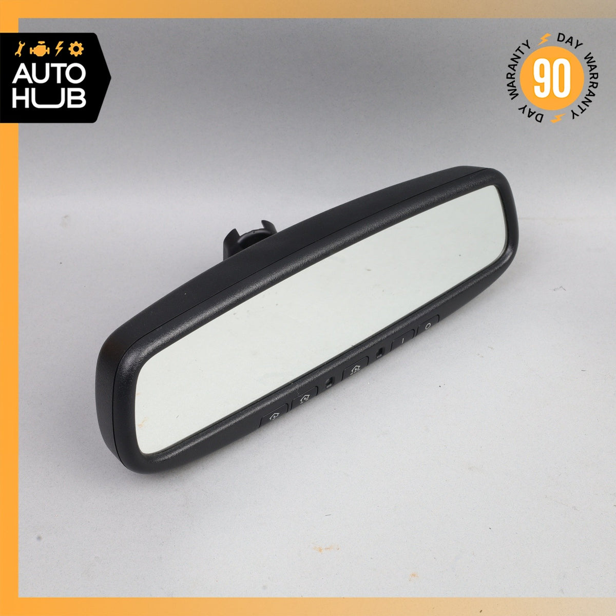 17-19 Infiniti Q60 Interior Rear View Mirror Black OEM 71k - photo 2