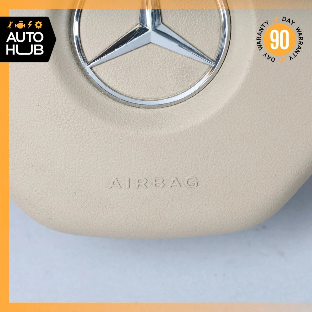 12-17 Mercedes W212 E250 C250 CLS550 Driver Steering Wheel Airbag Beige OEM - photo 5