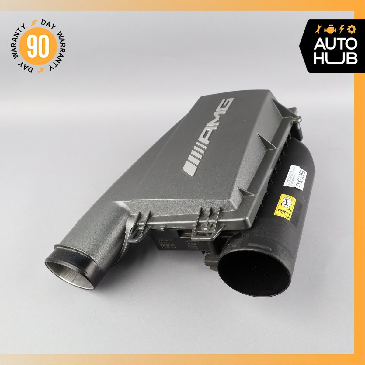 11-19 Mercedes W221 S63 SL63 ML63 AMG Left Driver Air Intake Cleaner Box OEM 72k - photo 2