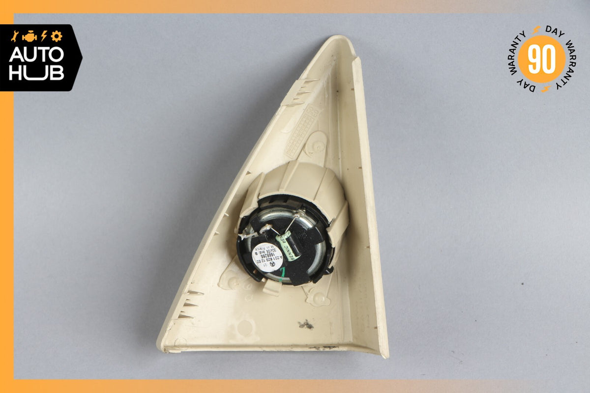 03-06 Mercedes W211 E500 E55 Tweeter Speaker Cover Left Driver Side Beige OEM - photo 7