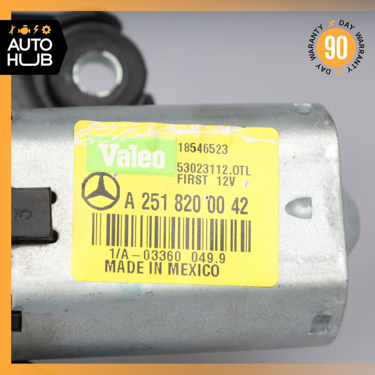 06-19 Mercedes W164 ML350 GL550 R350 Rear Glass Windshield Wiper Motor OEM - photo 11