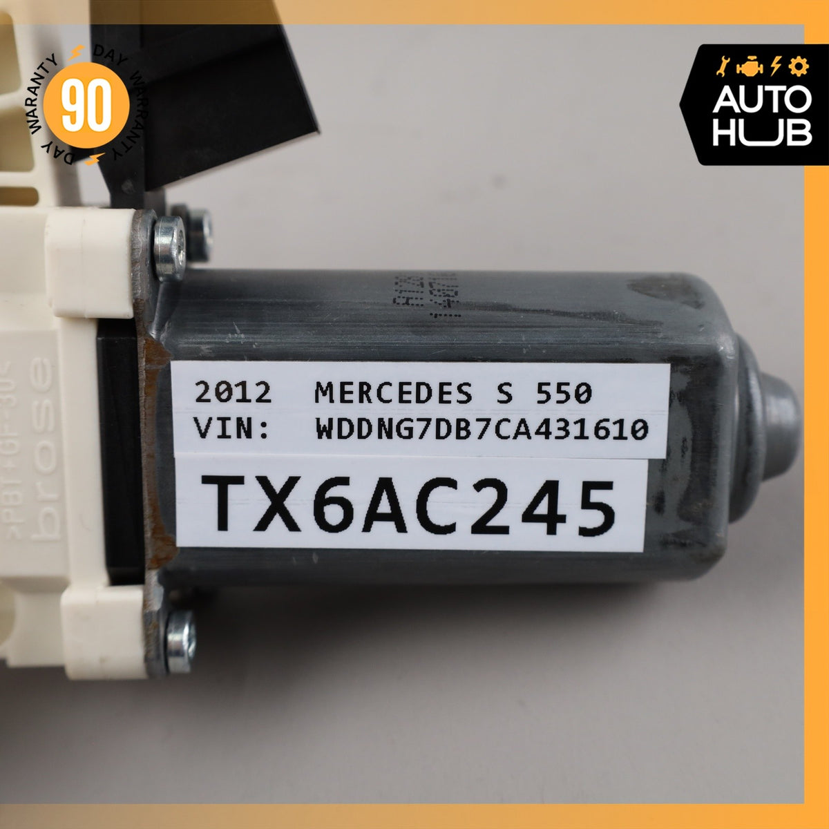 07-13 Mercedes W221 S550 S400 S350 Window Regulator Motor Front Right Side OEM - photo 10