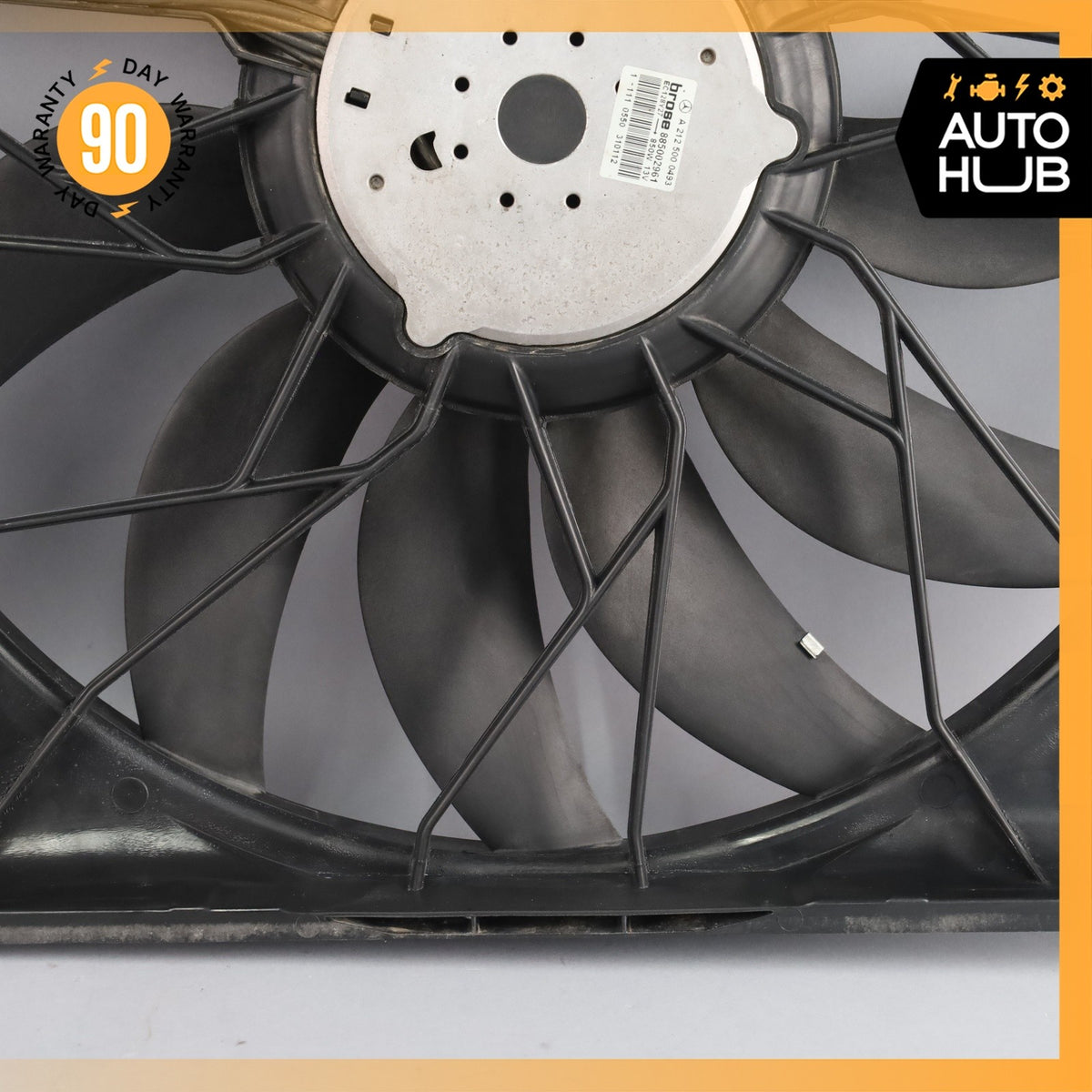 07-13 Mercedes X164 GL350 ML350 Engine Motor Cooling Fan Assembly 1645000093 OEM - photo 16
