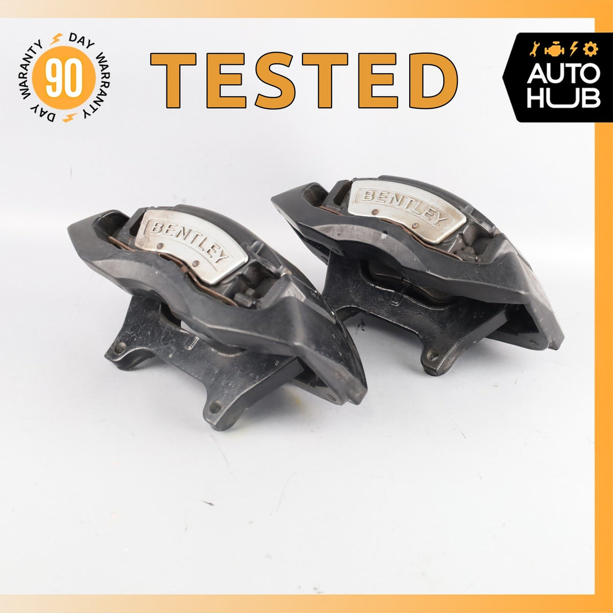 03-13 Bentley Continental Flying Spur Front Brake Calipers Left & Right Set OEM - photo 1