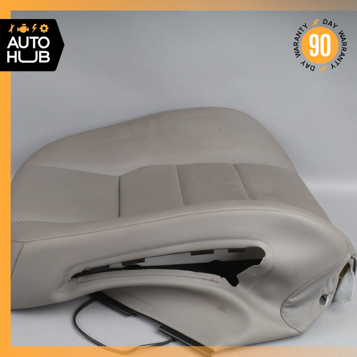 08-11 Mercedes W204 C350 C300 Front Right Side Seat Cushion Top Upper Gray OEM - photo 8
