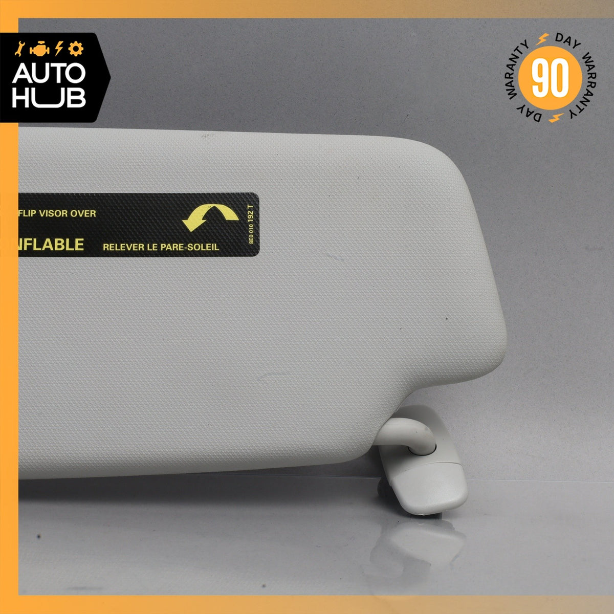 09-17 Audi 8R Q5 SQ5 Right Side Sunvisor Sun Visor Gray OEM - photo 13