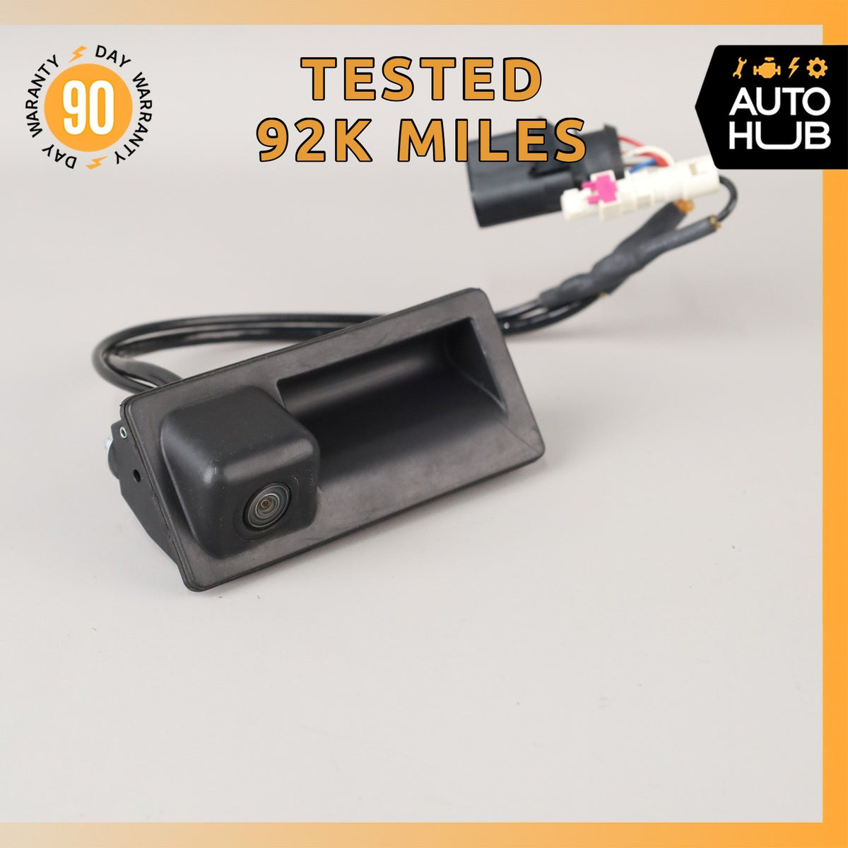 15-18 Porsche Cayenne 958 Trunk Tailgate Release Open Handle w/Camera OEM 92k - photo 1