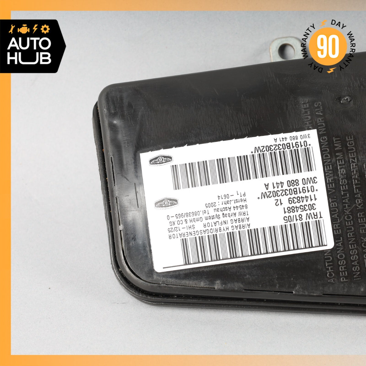 03-10 Bentley Continental GT GTC Front Left Driver Side Seat Airbag SRS OEM - photo 2