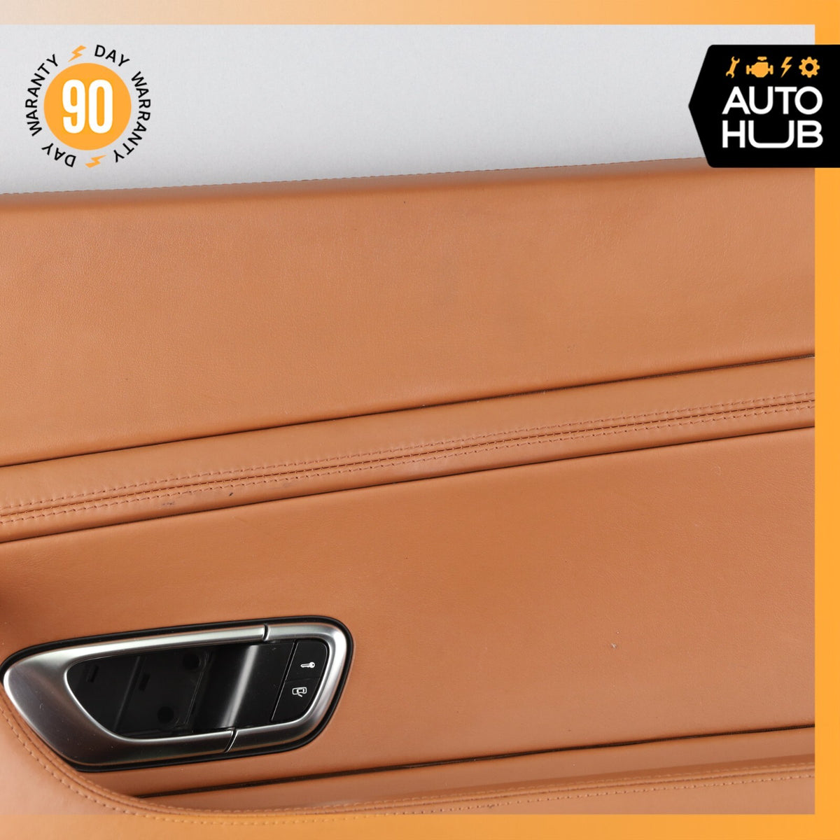 03-10 Bentley Continental GT Right Side Interior Door Panel Brown OEM 53k - photo 4