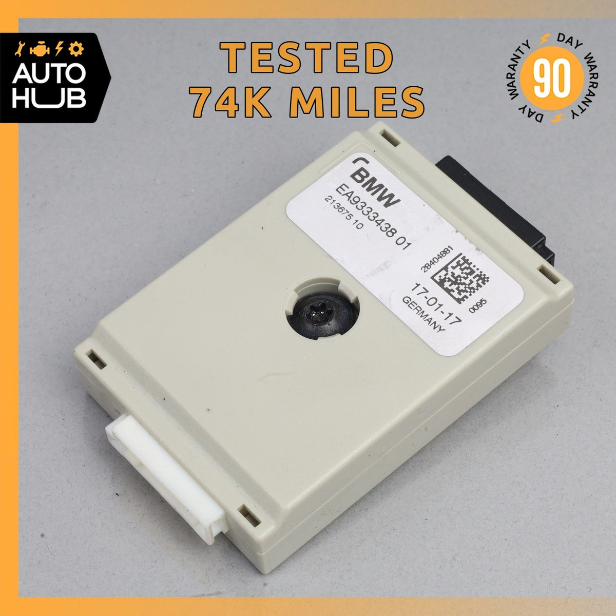 14-21 BMW i3 I01 Antenna Suppression Filter Control Module Unit 9333438 OEM 74k - photo 1