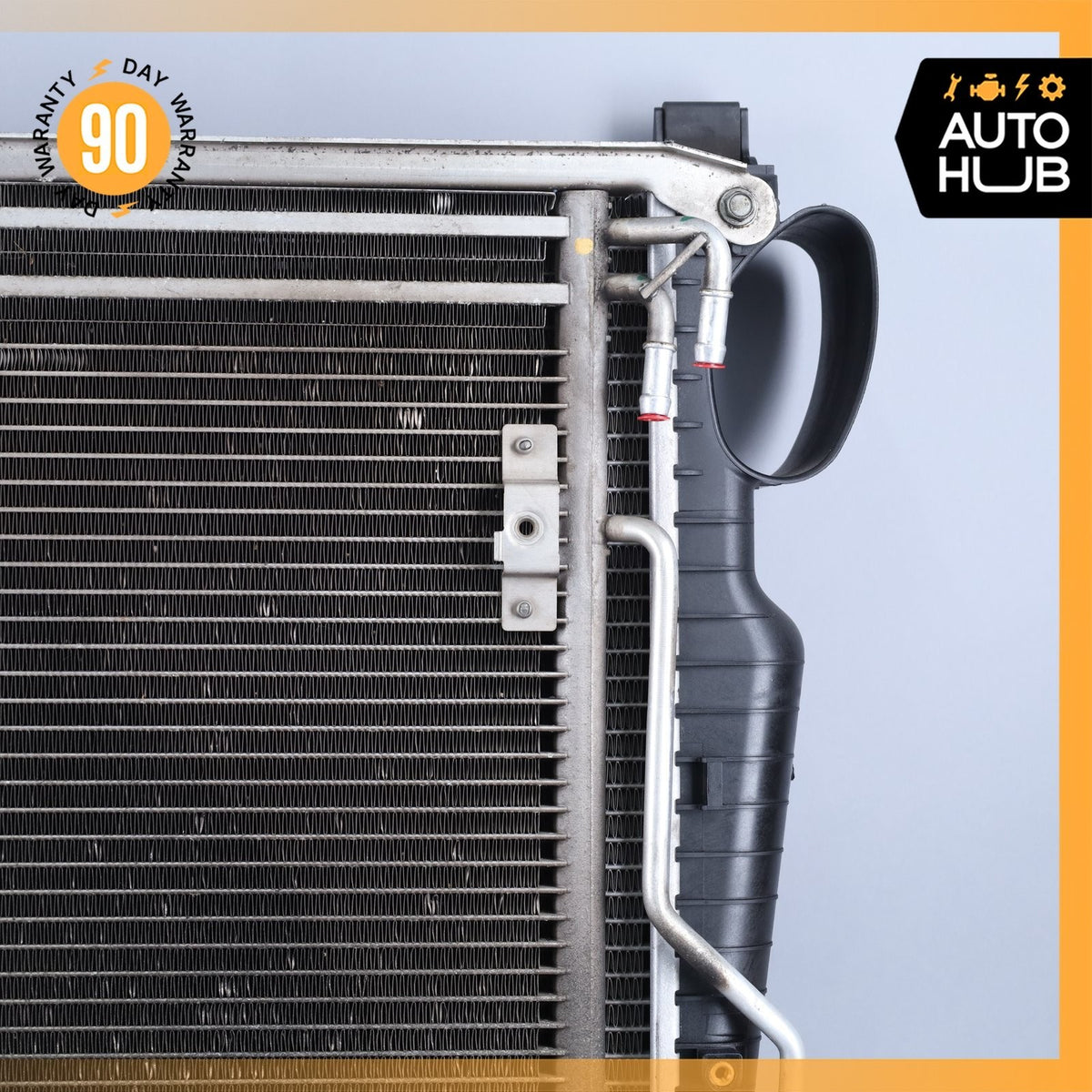 2007 Mercedes R230 SL550 Engine Cooling Radiator A/C Condensor Oil Cooler OEM - photo 12