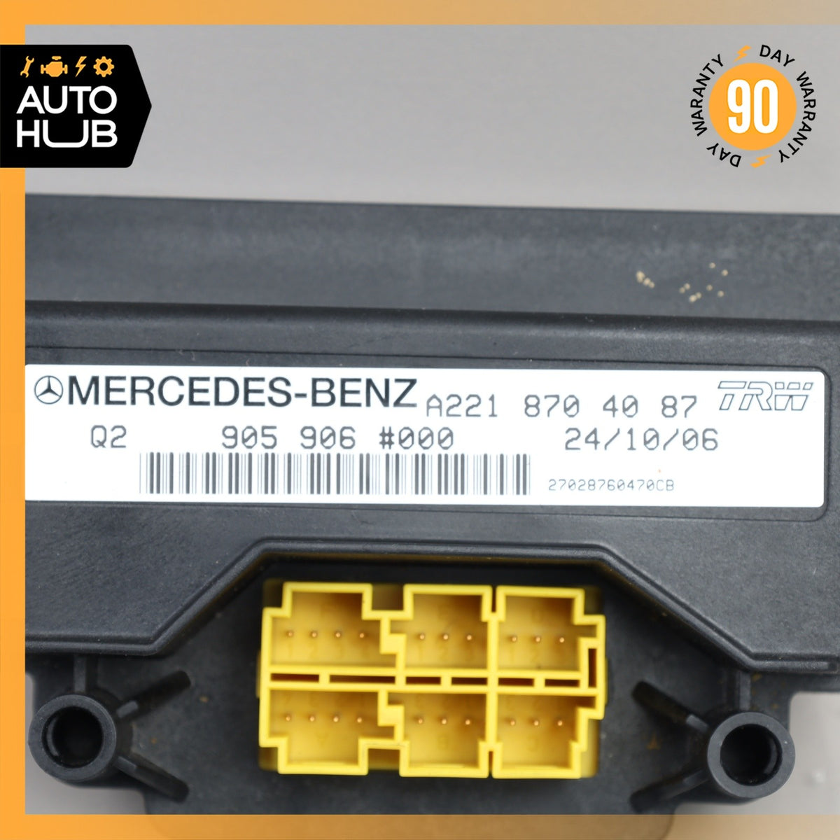 07-13 Mercedes W221 S600 S450 S63 AMG Front Right Side Seat Occupancy Sensor OEM - photo 4