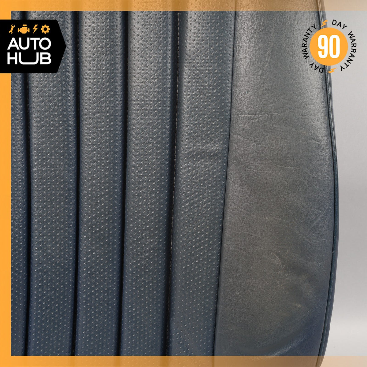 80-89 Mercedes R107 380SL 560SL Top Upper Seat Cushion Right Side Blue OEM - photo 6