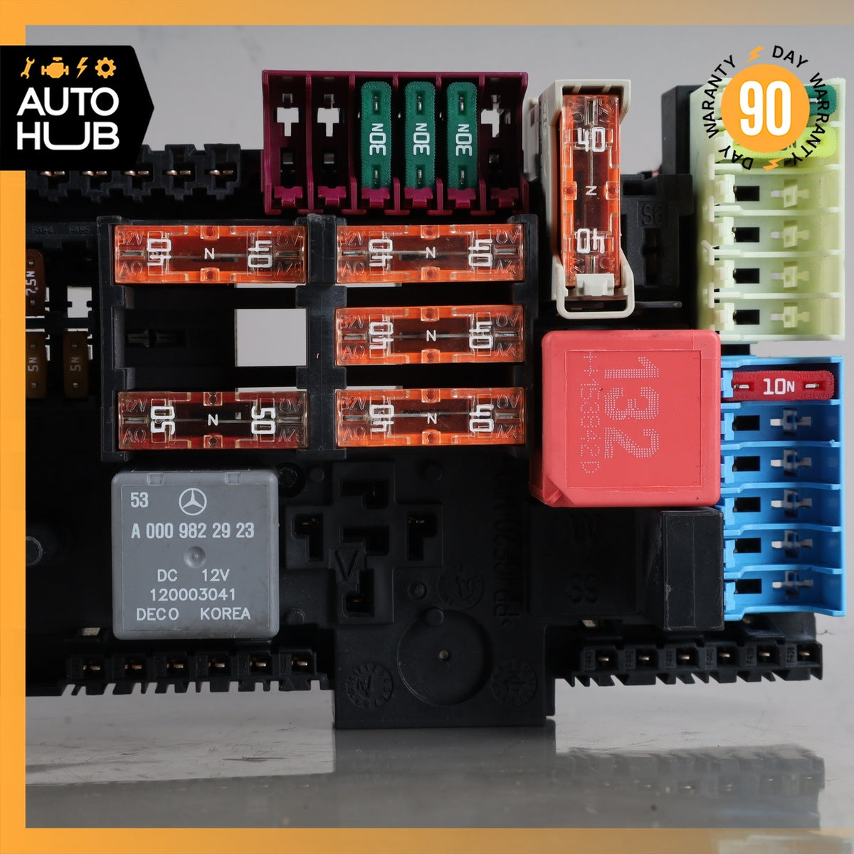 14-17 Mercedes W222 S550e S600 S63 AMG Rear Trunk Fuse Box Module 2229061201 OEM - photo 4