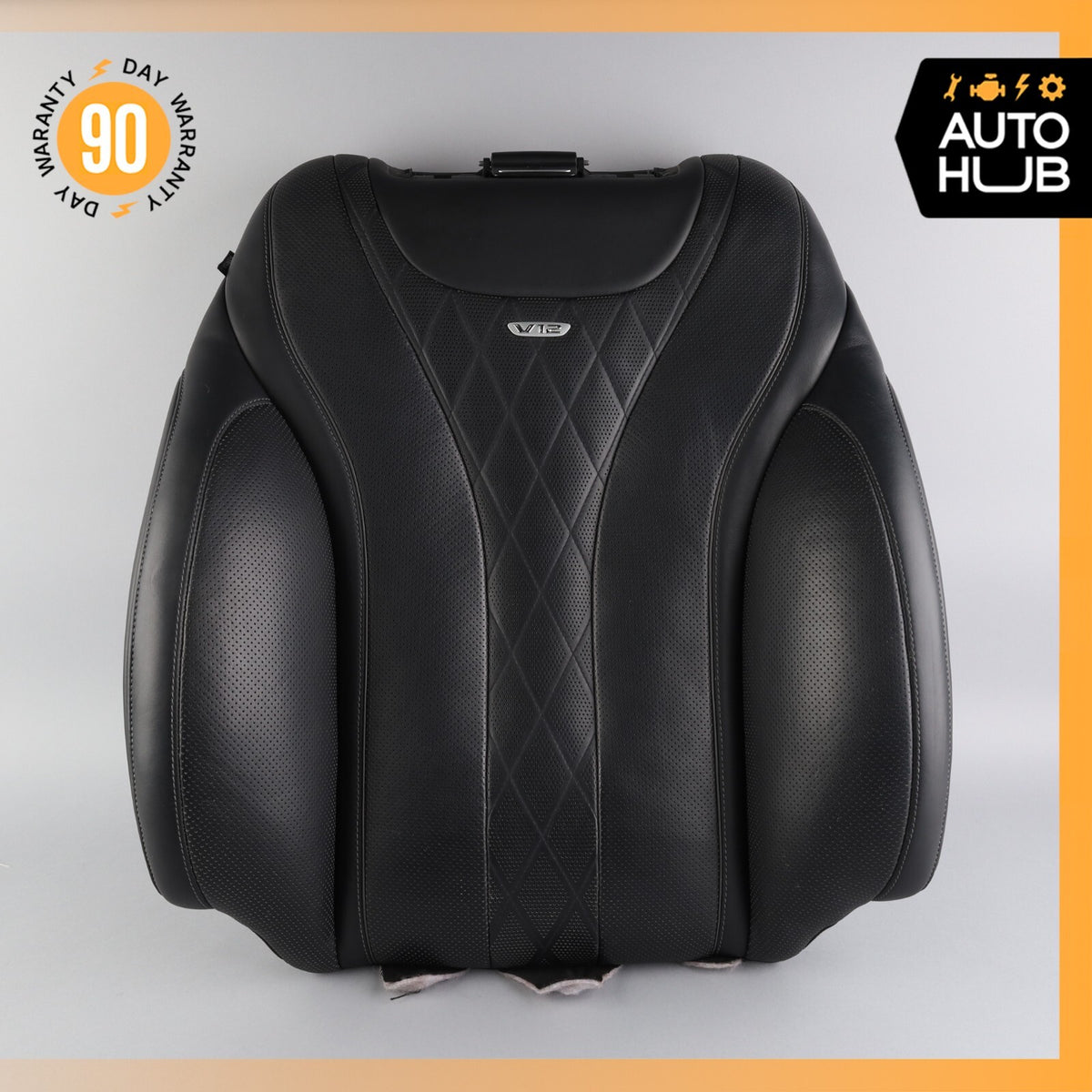 15-17 Mercedes W222 S600 Front Right Passenger Side Seat Upper Back Cushion OEM - photo 1