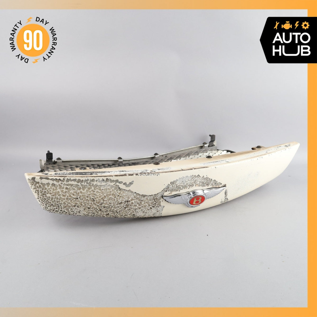 99-04 Bentley Arnage Hood Radiator Grille Grill White OEM 30k - photo 11