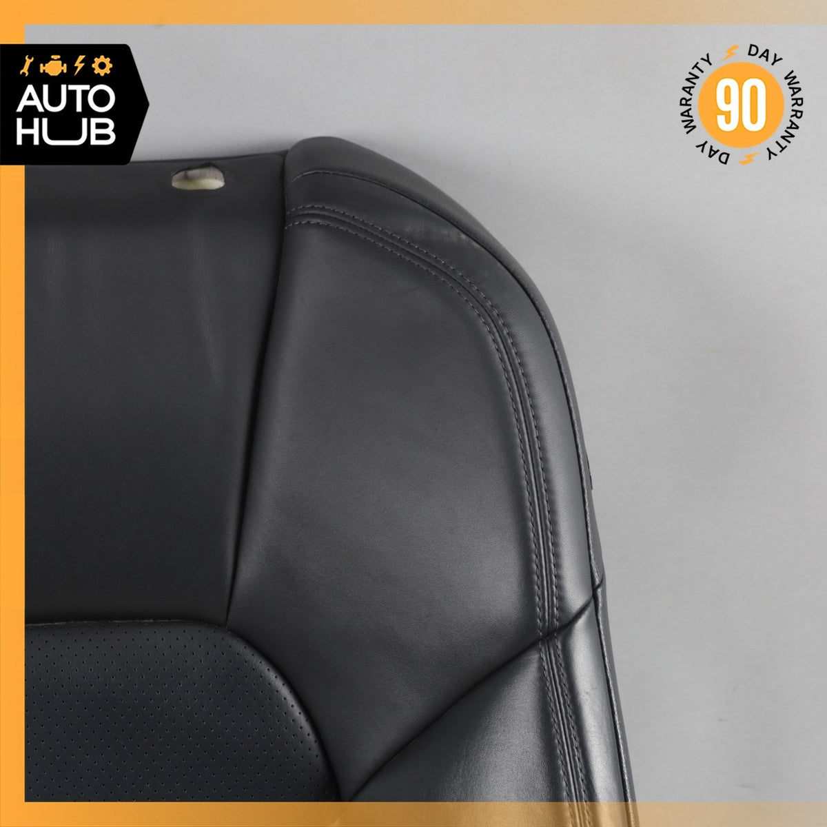 15-18 Porsche Macan 95B Front Left Side Seat Upper Cushion Leather Black OEM - photo 5