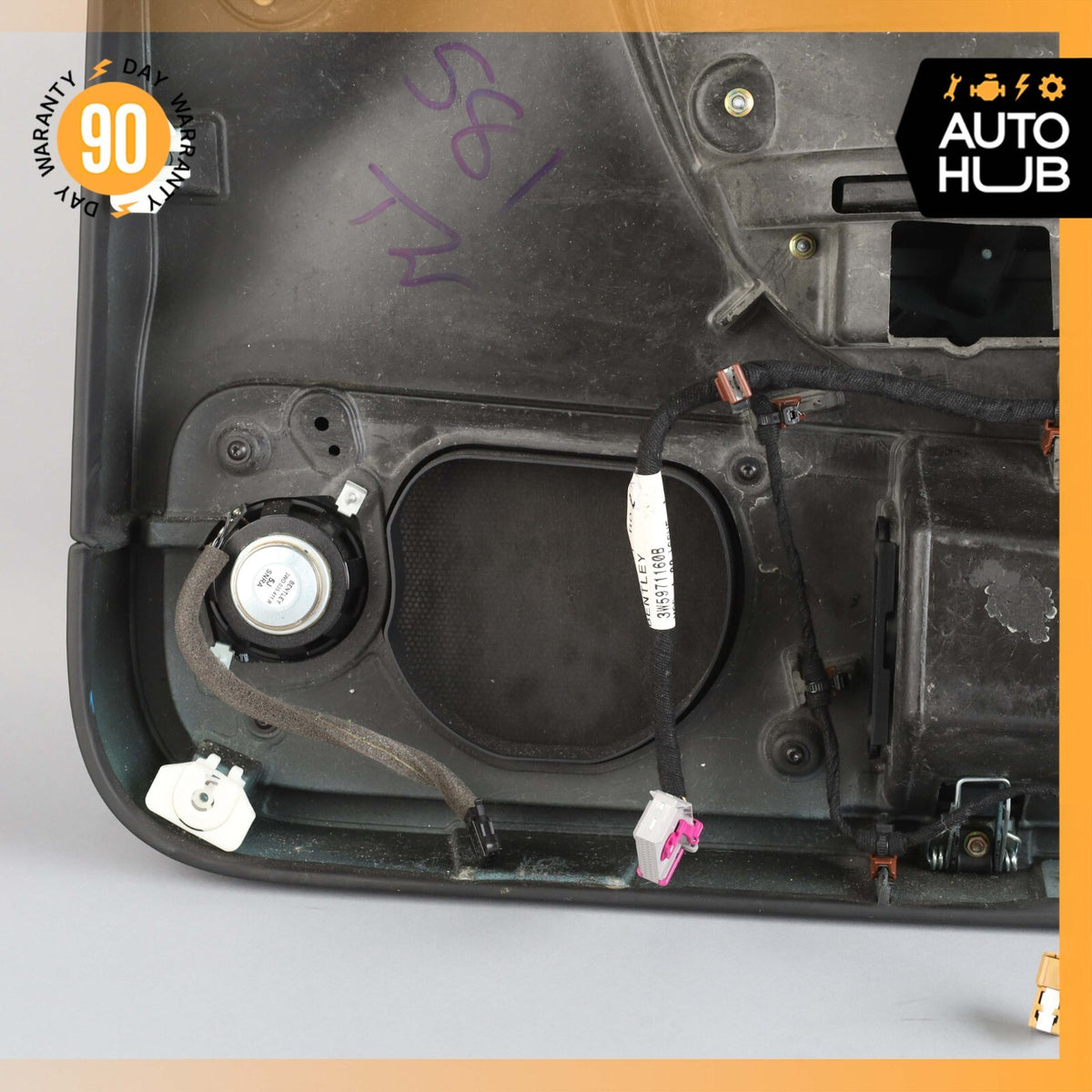 Bentley Continental Flying Spur Front Left Side Interior Door Panel OEM 76k - photo 15