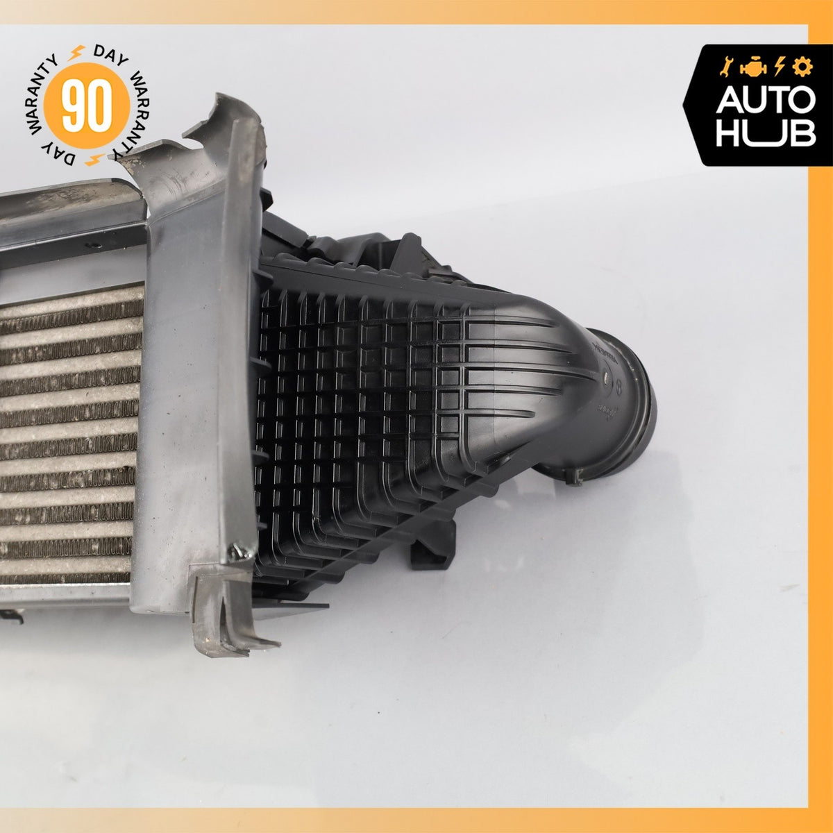 12-15 Mercedes R172 SLK250 M271 Intercooler Air Cooler Radiator w/ Air Duct OEM - photo 12