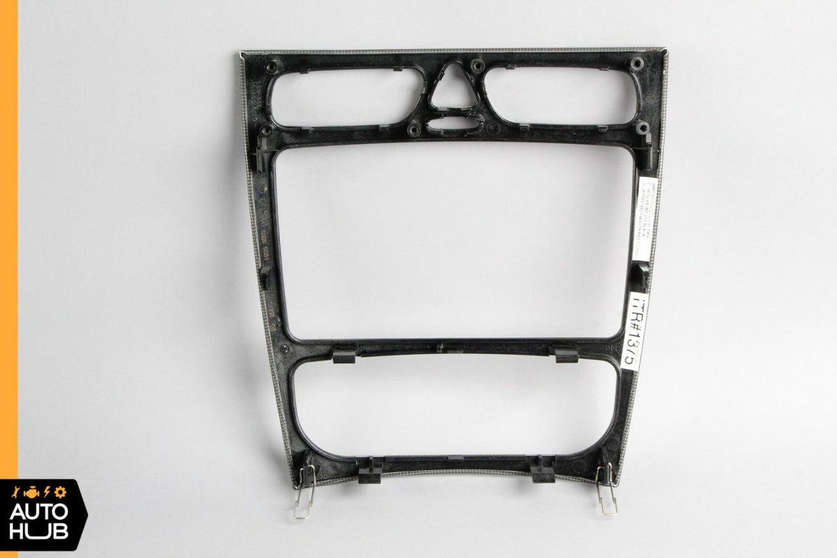 01-04 Mercedes W203 C230 C240 C320 Center Console Radio Trim Bezel Panel OEM - photo 6