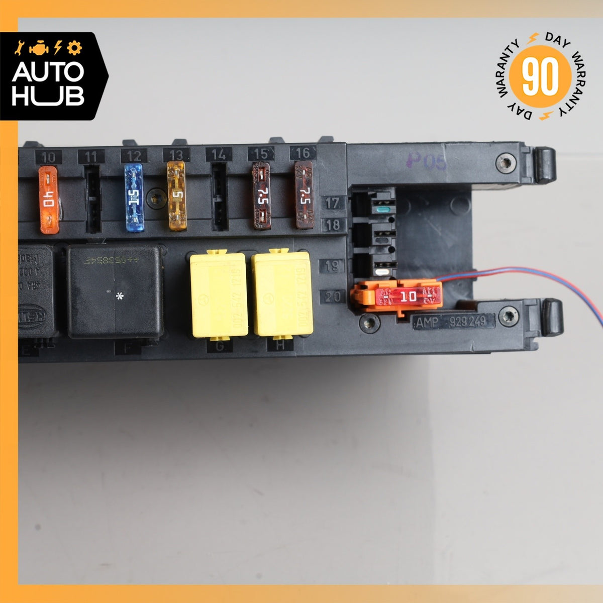 01-09 Mercedes W209 CLK350 CLK550 Rear SAM Module Relay Fuse Box OEM - photo 4
