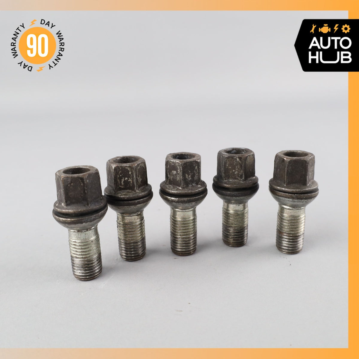 Audi C7 S6 Wheel Rim Lug Nut Bolt Set of 5 WHT002438 OEM - photo 3