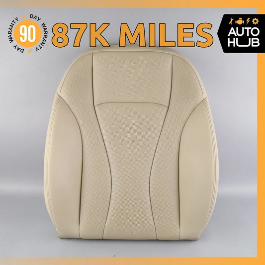 Audi 4M Q7 Front Left Driver Side Top Upper Seat Cushion Beige OEM 87k - photo 1
