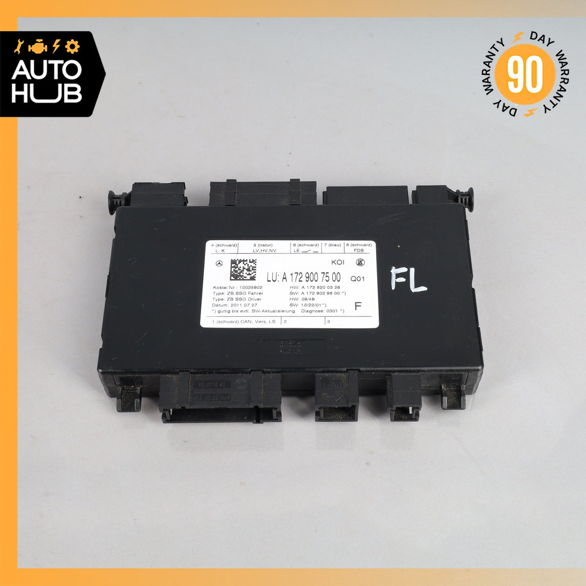 08-18 Mercedes W207 E350 CLS63 SLK250 Seat Control Module Front Left Side OEM - photo 3