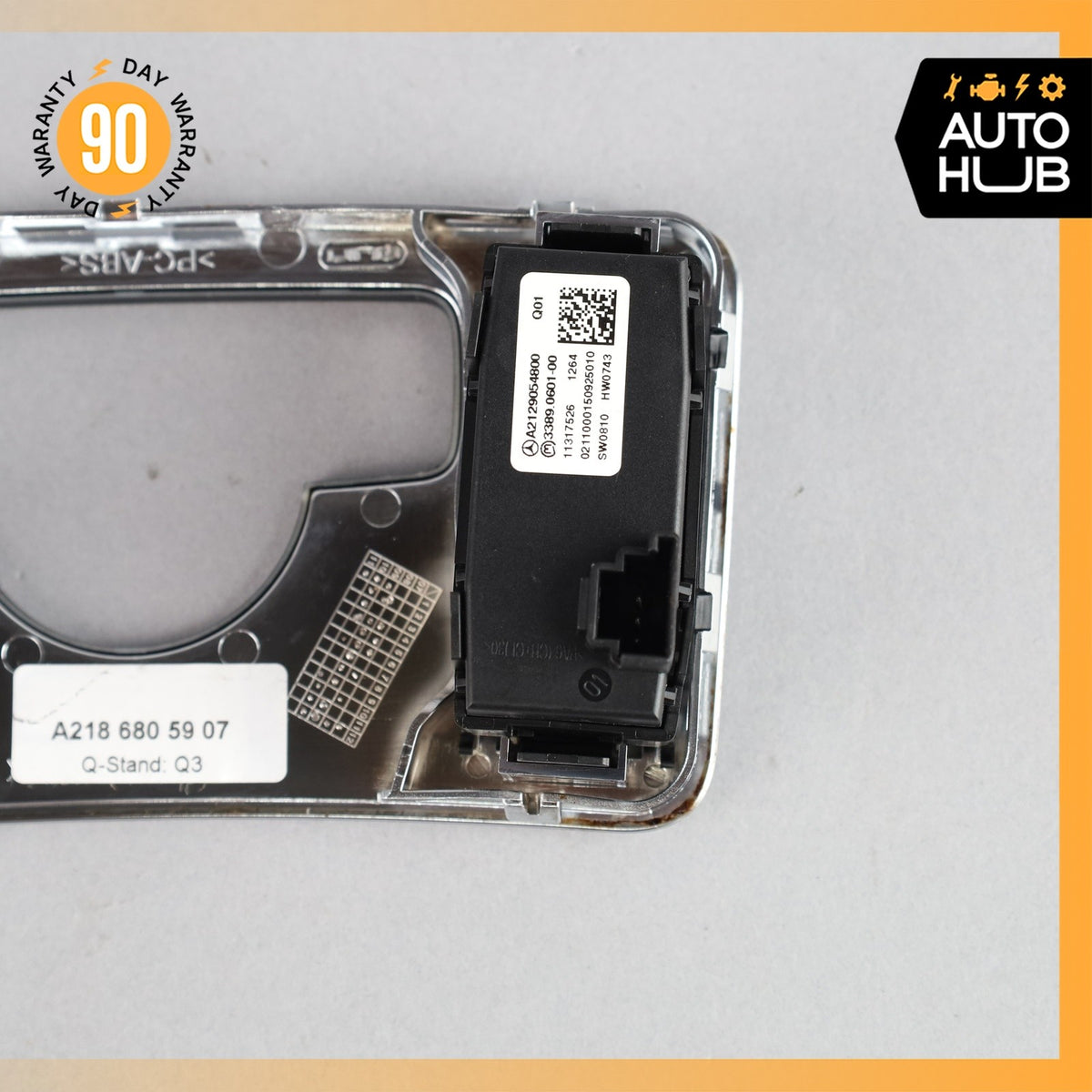 12-14 Mercedes W218 CLS550 Center Console Switch Trim OEM - photo 11