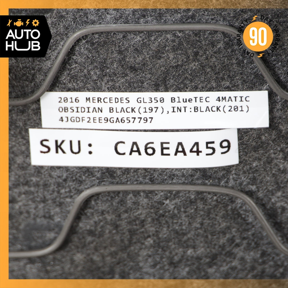 12-16 Mercedes X166 GL350 ML63 Front Right Top Upper Seat Cushion Designo OEM - photo 20