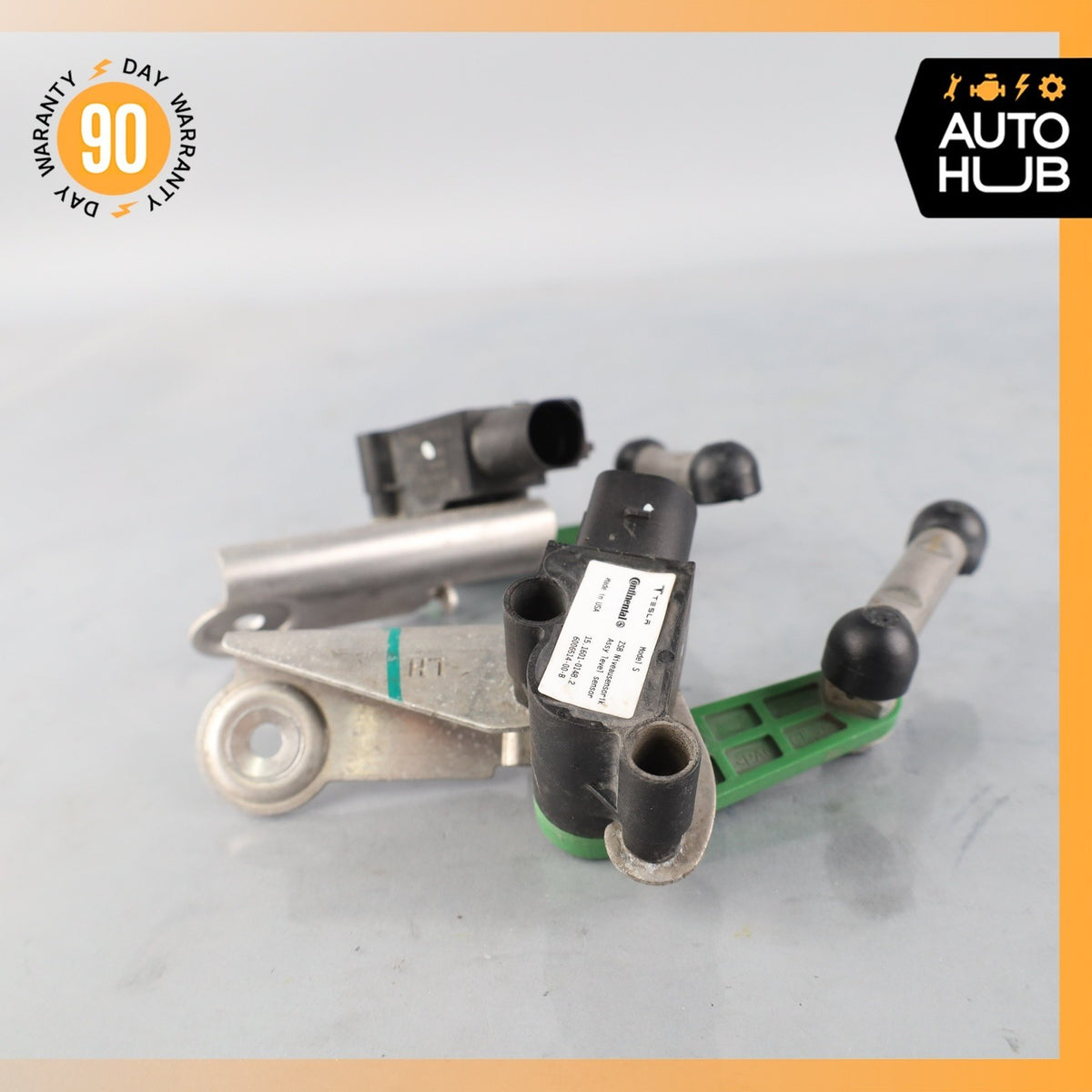 12-15 Tesla Model S Front Left & Right Height Level Sensor Set 600651400B OEM - photo 6