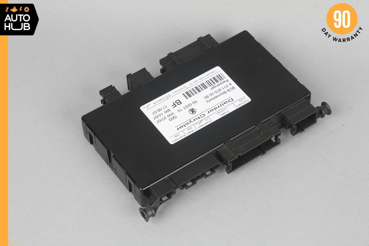 03-11 Mercedes W211 E350 ML550 Front Seat Control Module 2118704585 OEM - photo 2