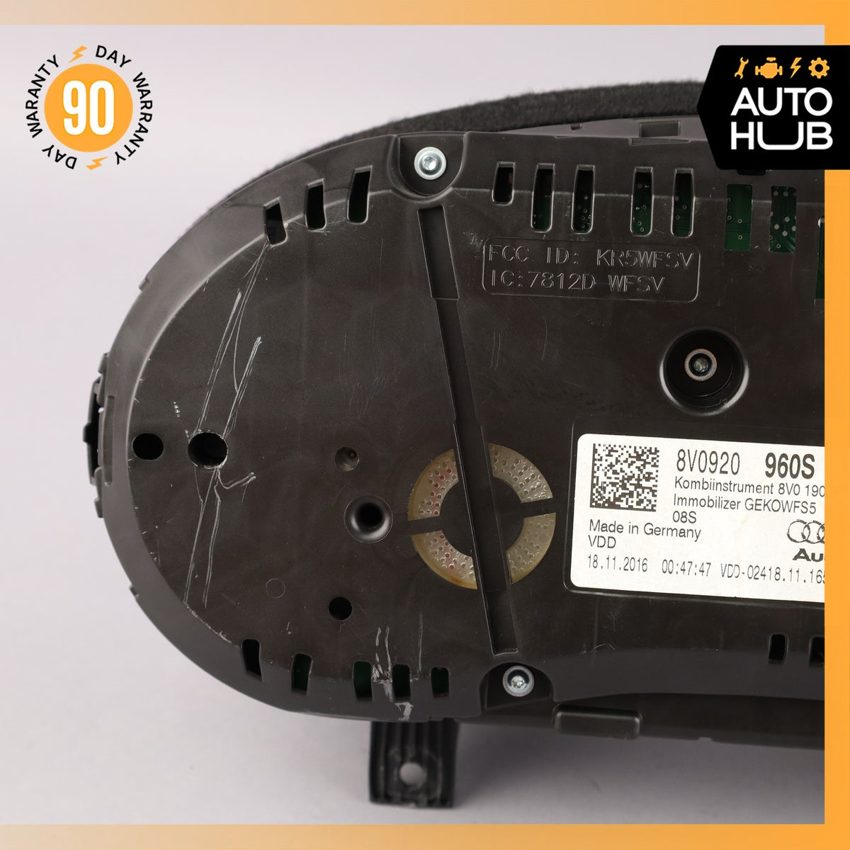 17-20 Audi 8V A3 Instrument Cluster Speedometer OEM 115k - photo 10