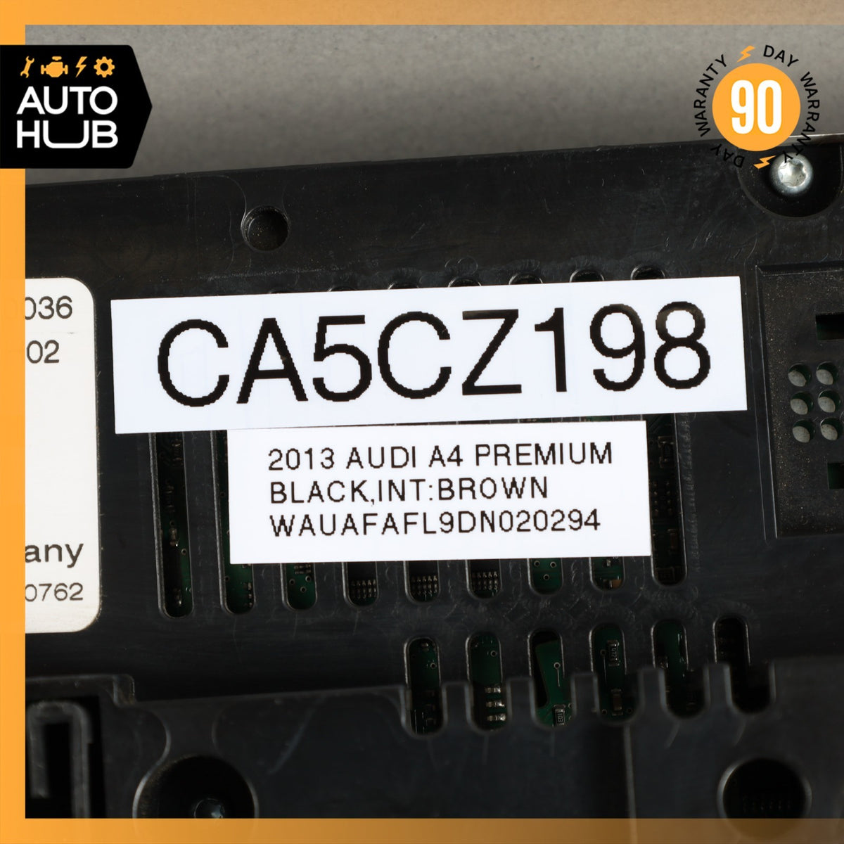 Audi B8 A4 Dash A/C AC Climate Control Heated Seat Panel Switch 8K1820043L OEM - photo 14