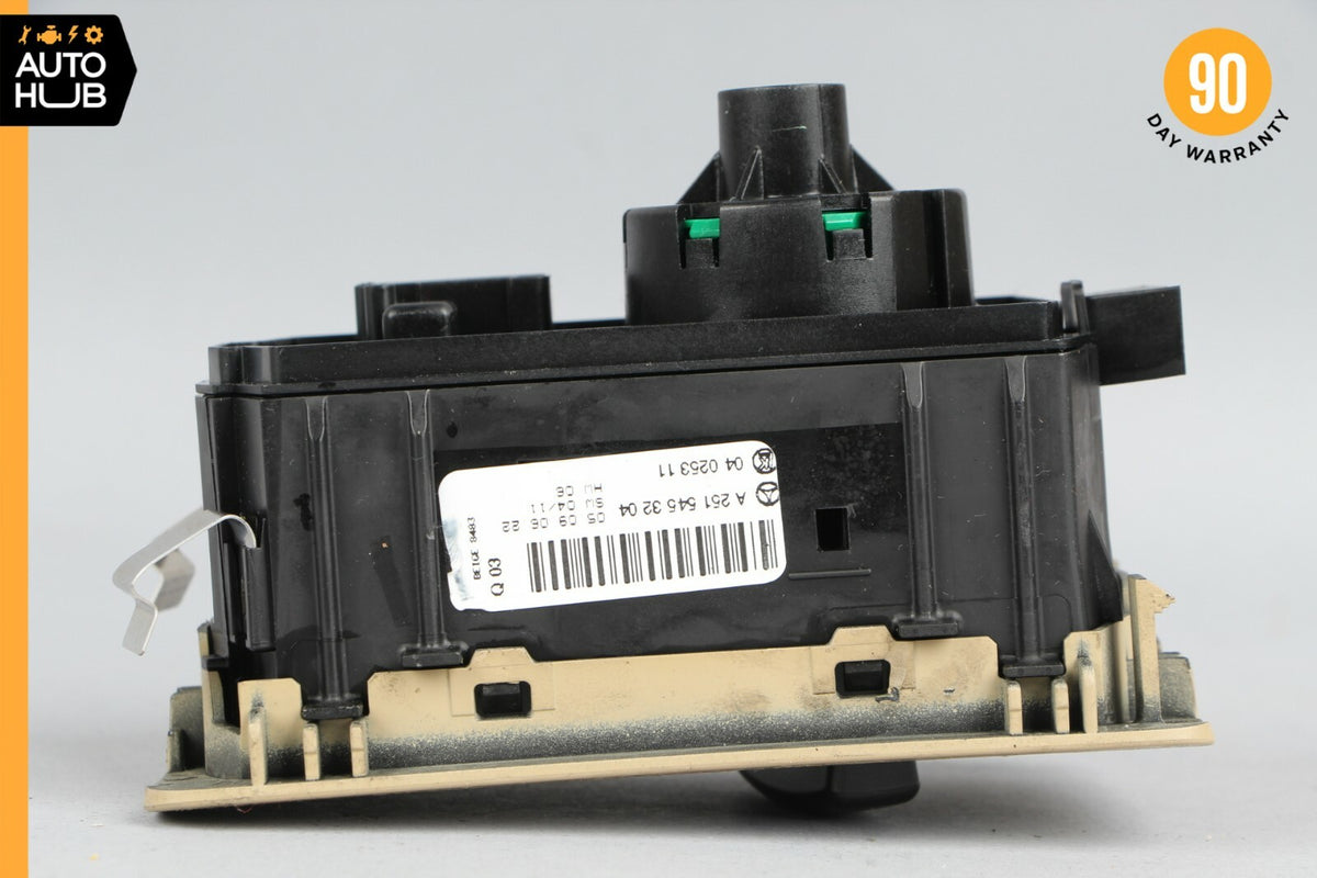 06-11 Mercedes W251 R350 GL450 Headlight Control Switch Module 2515453204 OEM - photo 6