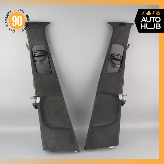 07-13 Mercedes W221 S600 S63 Bang & Olufsen Left & Right B-Pillar Trim Cover OEM - photo 1