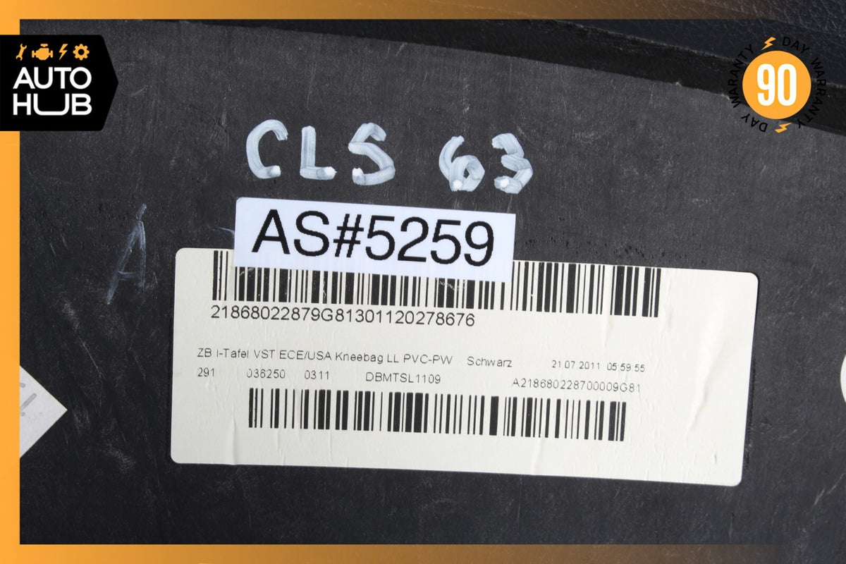 12-14 Mercedes W218 CLS63 AMG CLS550 Dash Board Dashboard Black 2186802287 OEM - photo 15