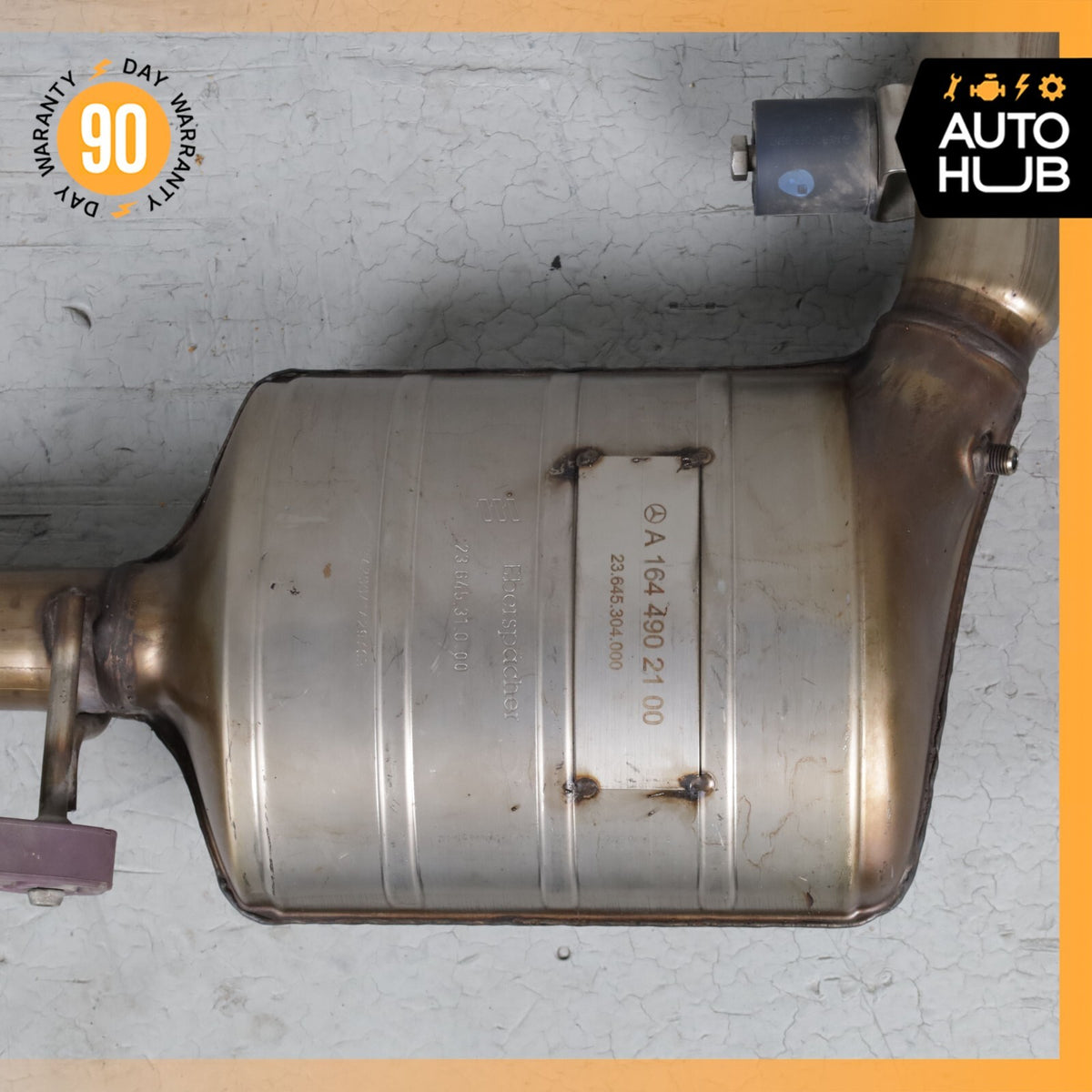 09-11 Mercedes W164 ML350 ML320 BlueTec Engine Exhaust Downpipe 1644902100 OEM - photo 4